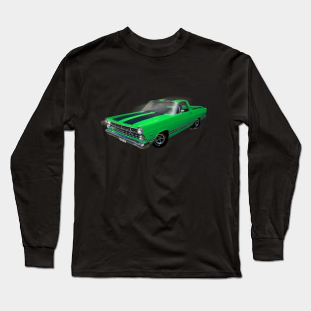 1967 Ford Ranchero Long Sleeve T-Shirt by vivachas